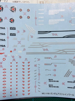 MG P BANDAI Gundam Astray Noir [Water Decal]