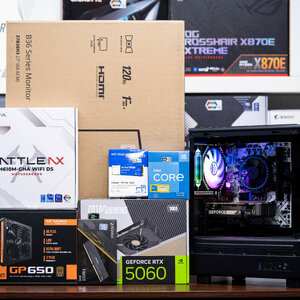 งบพร้อมใช้งาน 28,890 บาท INTEL I5-12400F + 5060 8GB + MNT 27"