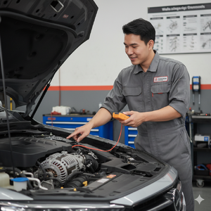 ตรวจเช็คไดชาร์จรถยนต์