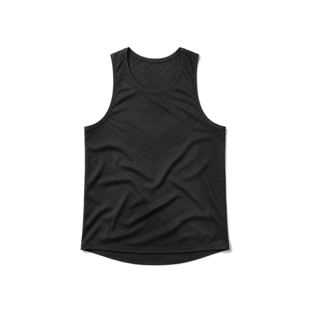AeroVeil™ Knit Tank Top – Black