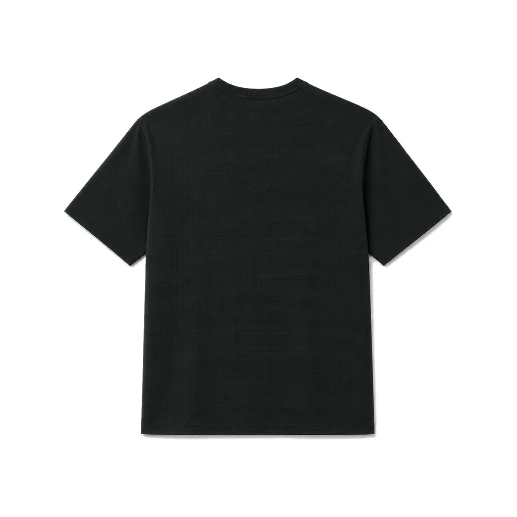 AeroVeil™ Knit Short Sleeve Tee – Black
