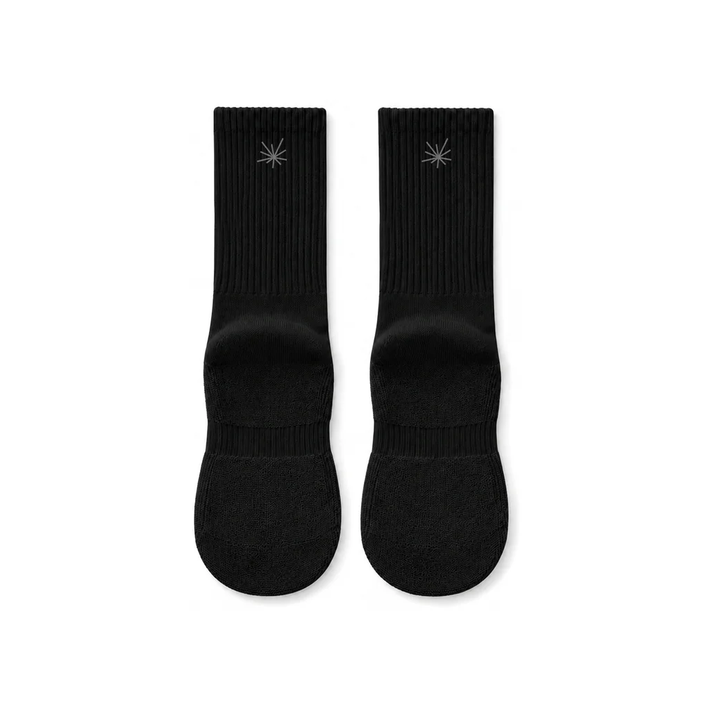 AeroVeil™ Knit Running Socks – Black