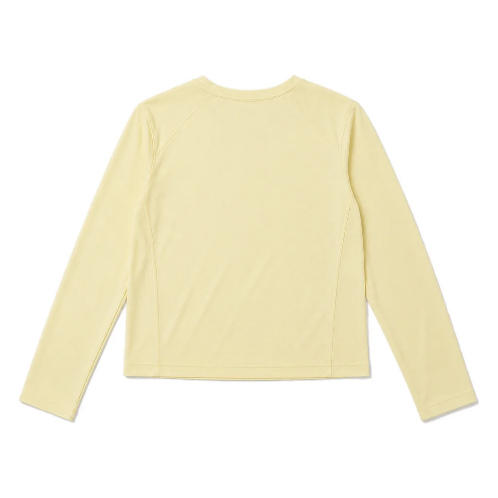 CoolDrift™ Mesh Long Sleeve Tee – Oatmilk