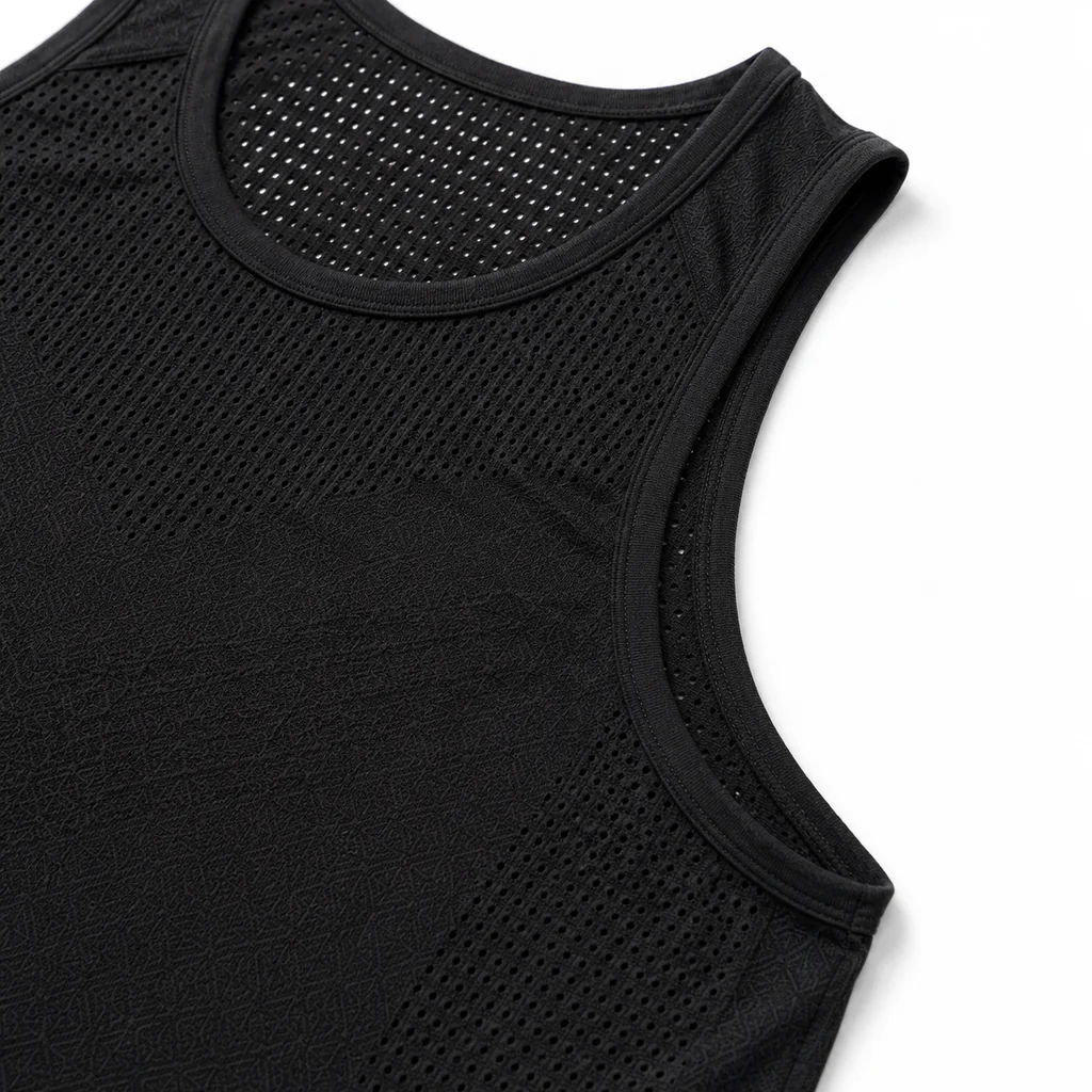 AeroVeil™ Knit Tank Top – Black
