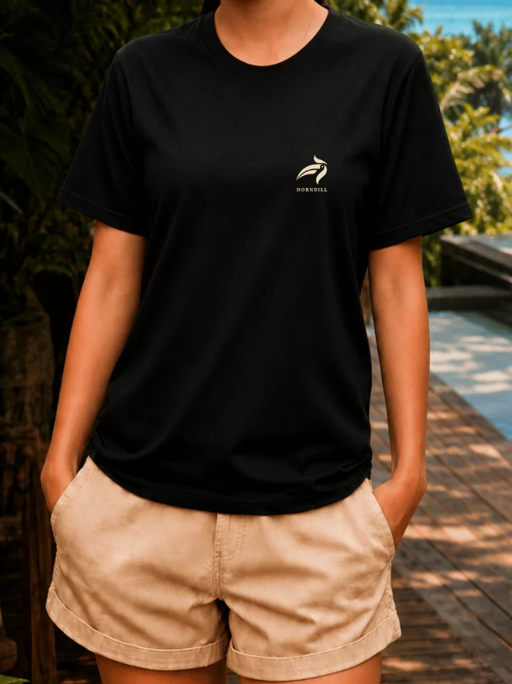 HORNBILL Classic Black / Cream Logo