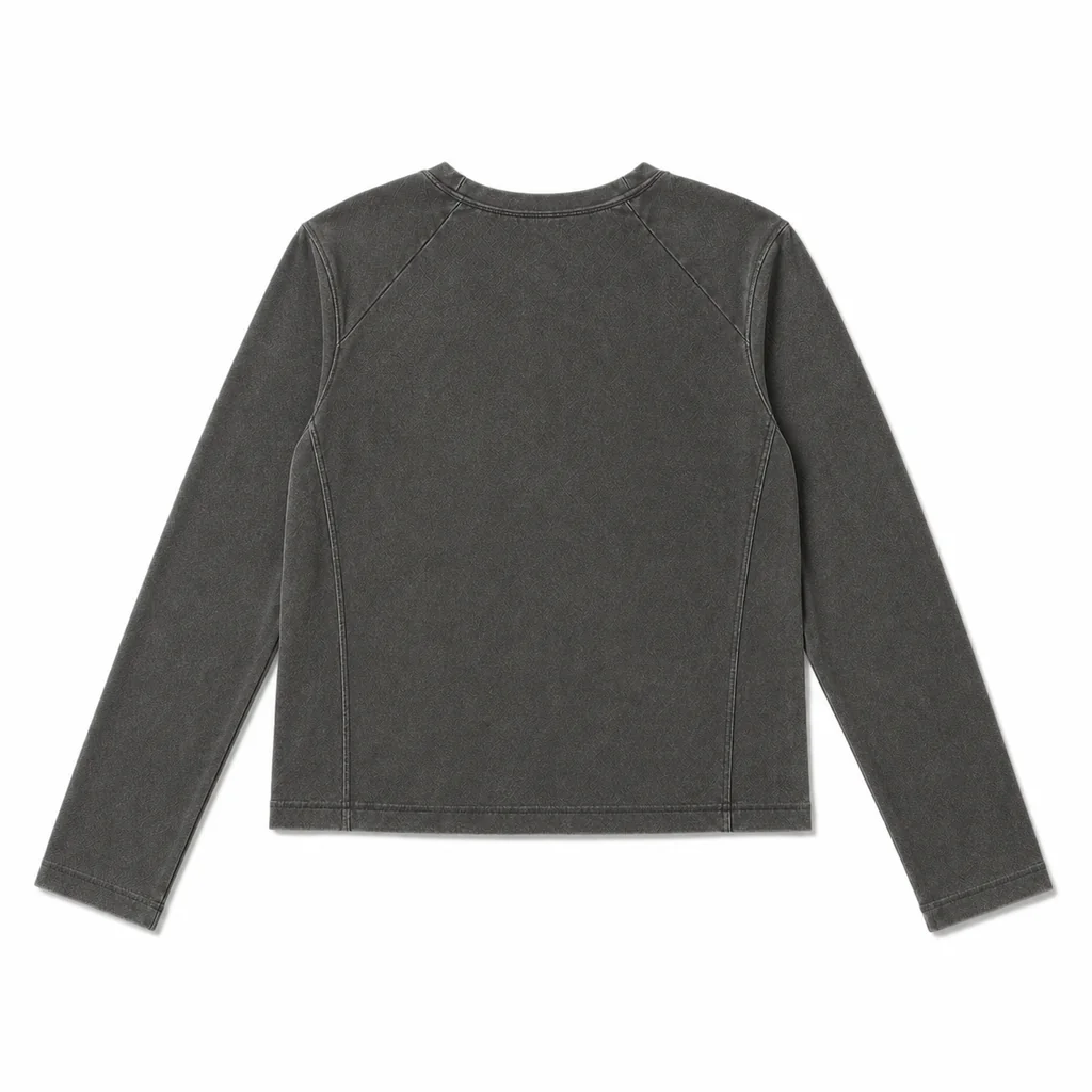 CoolDrift™ Mesh Long Sleeve Tee – Faded Grey