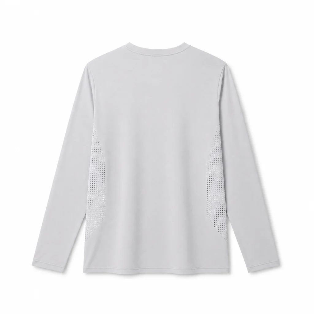 AeroVeil™ Knit Long Sleeve Tee – Ash