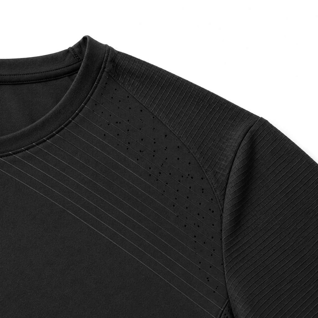 CoolDrift™ Mesh Short Sleeve Tee – Black