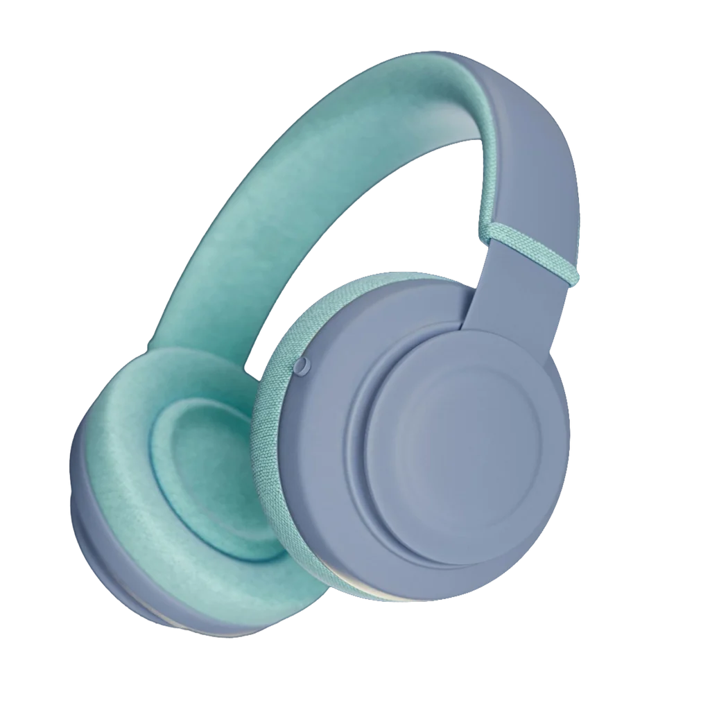 Minty Green Power Headphones