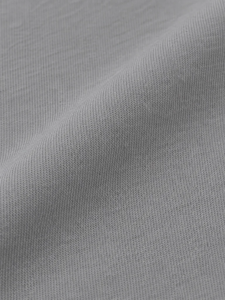 WASHED OVERSIZED LONG-SLEEVE TOP — FADED GREY