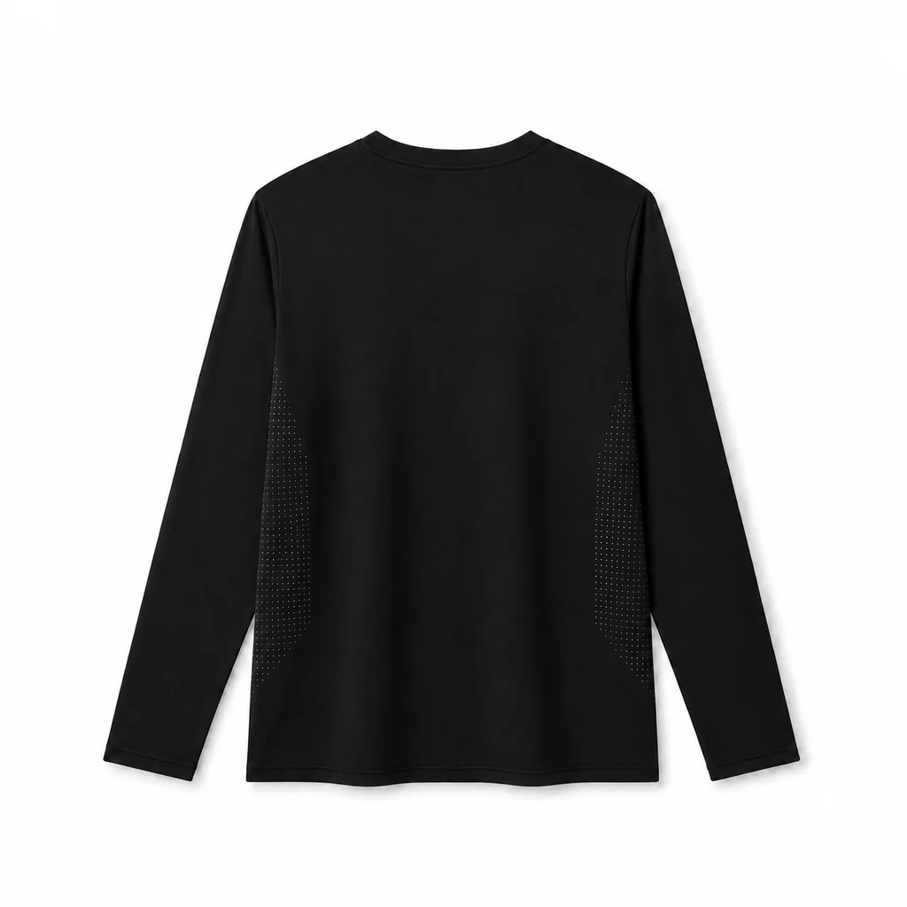 AeroVeil™ Knit Long Sleeve Tee – Black AeroVeil™ Knit Long Sleeve Tee – Black