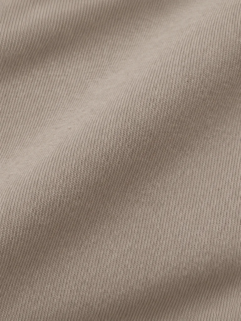 RELAXED POCKET LONG-SLEEVE TOP — TAUPE