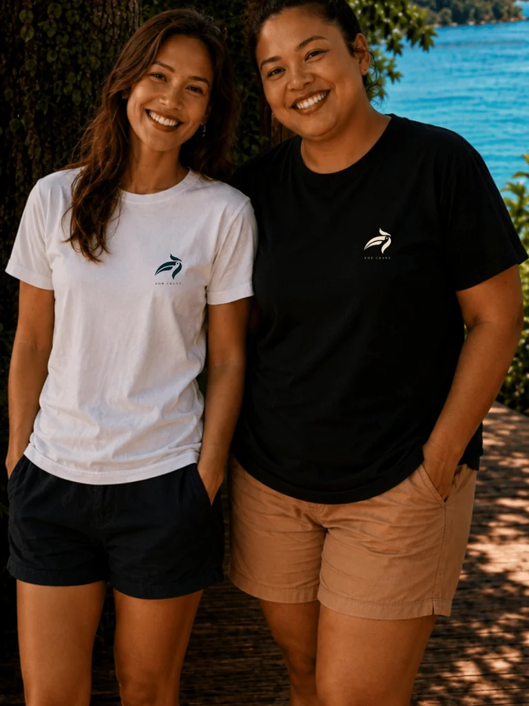 HORNBILL Classic White / Navy Logo