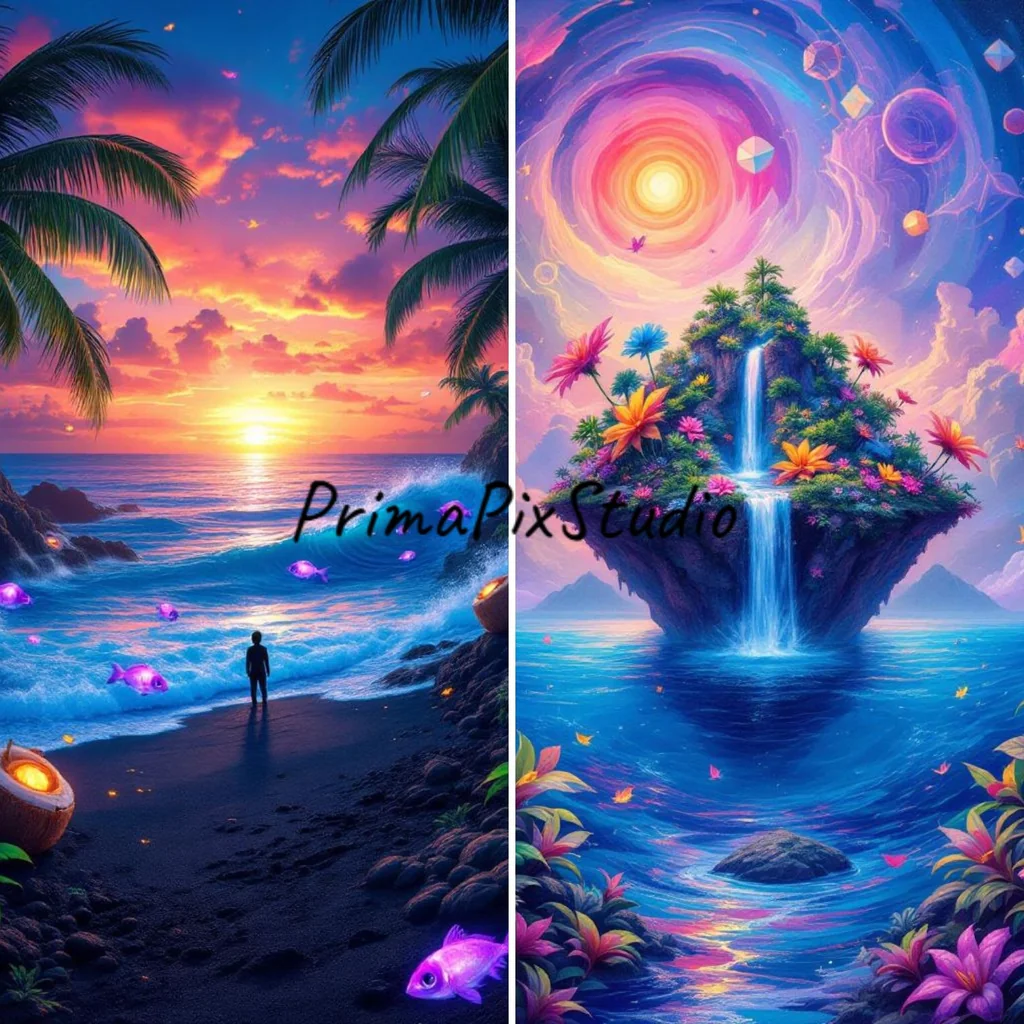Collection Tropical 10 ภาพ "สวรรค์เขตร้อนสดใส"