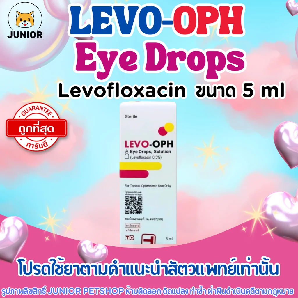 เลโว-ออฟ หยอดตา Levo-oph 5ml เหมือนกับ Cravit ใช้แทนกันได้ ลดอาการติดเชื้อตาอักเสบ เลโว-ออฟ หยอดตา Levo-oph 5ml เหมือนกับ Cravit ใช้แทนกันได้ ลดอาการติดเชื้อตาอักเสบ