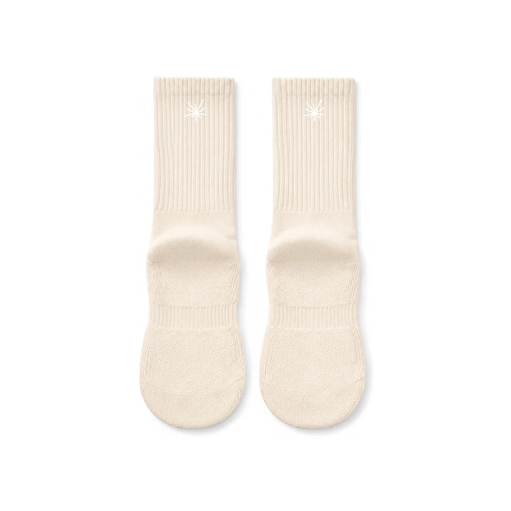 AeroVeil™ Knit Running Socks – Off White AeroVeil™ Knit Running Socks – Off White