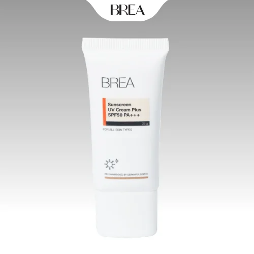 BREA Sunscreen UV Cream SPF50 PA++ ครีมกันแดดหน้า Hybrid Sunscreen ปกป้อง UVA UVB BREA Sunscreen UV Cream SPF50 PA++ ครีมกันแดดหน้า Hybrid Sunscreen ปกป้อง UVA UVB