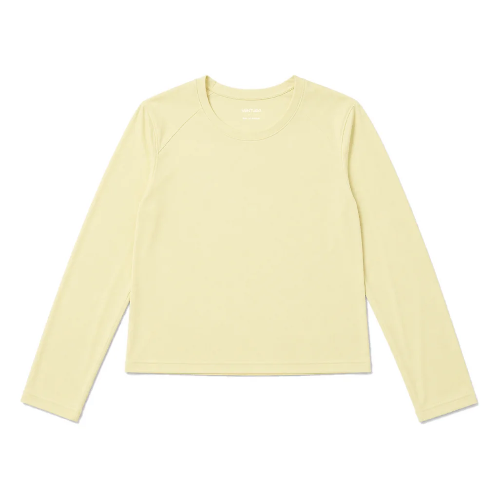 CoolDrift™ Mesh Long Sleeve Tee – Oatmilk