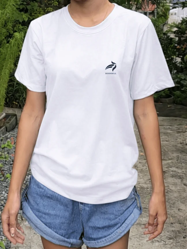 HORNBILL Classic White / Navy Logo