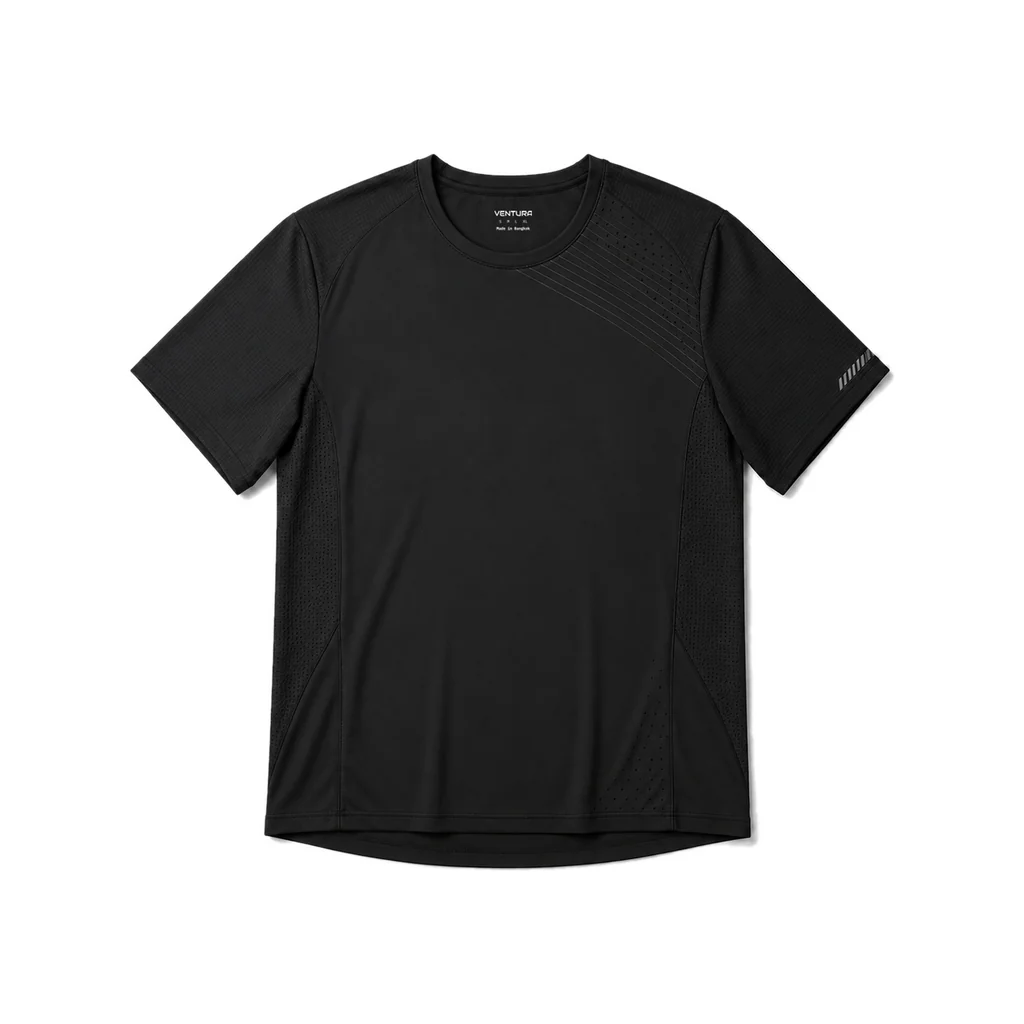 CoolDrift™ Mesh Short Sleeve Tee – Black