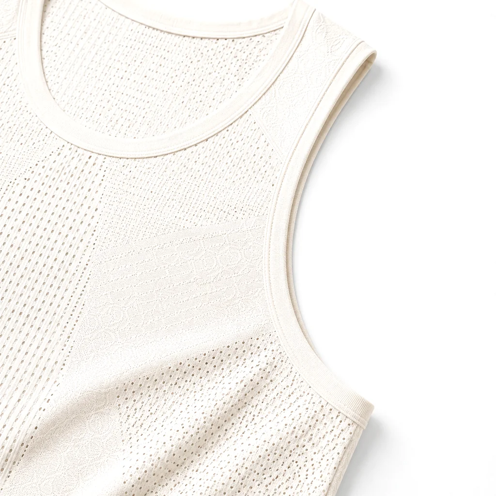AeroVeil™ Knit Tank Top – Offwhite