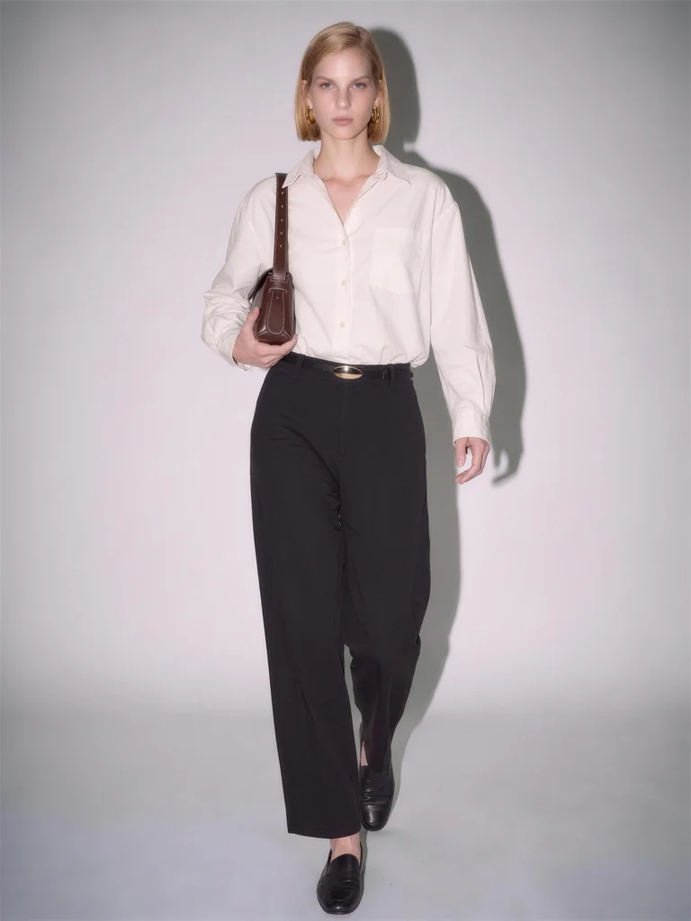 RELAXED POCKET SHIRT — OFF WHITE