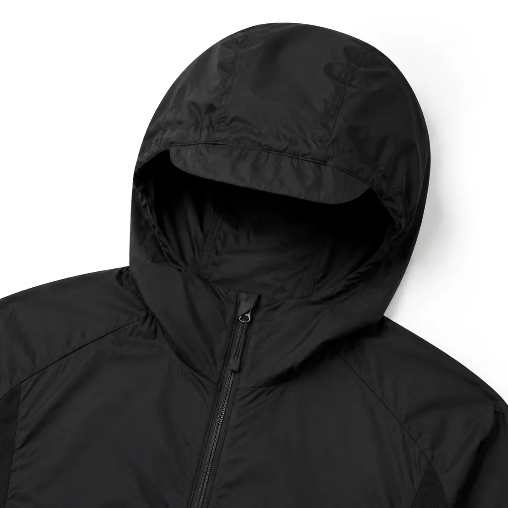 ReLoop™ Dry Fiber Windbreaker – Black