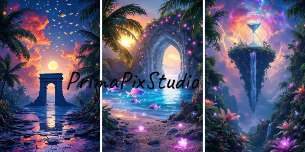 Collection Tropical 10 ภาพ "สวรรค์เขตร้อนสดใส"