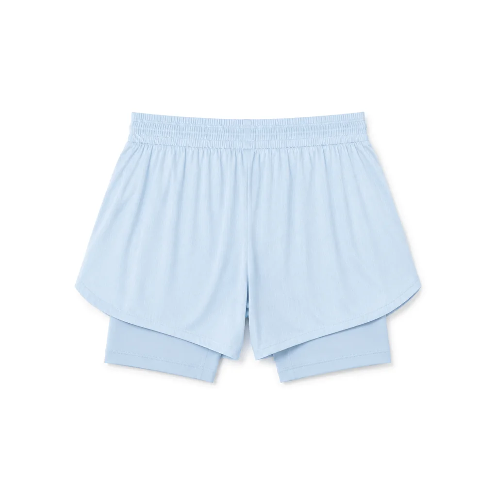 CoolDrift™ Mesh 2-in-1 Shorts – Light Blue