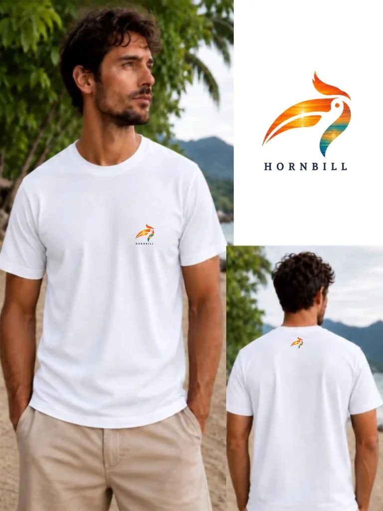 HORNBILL Classic White / Color Logo
