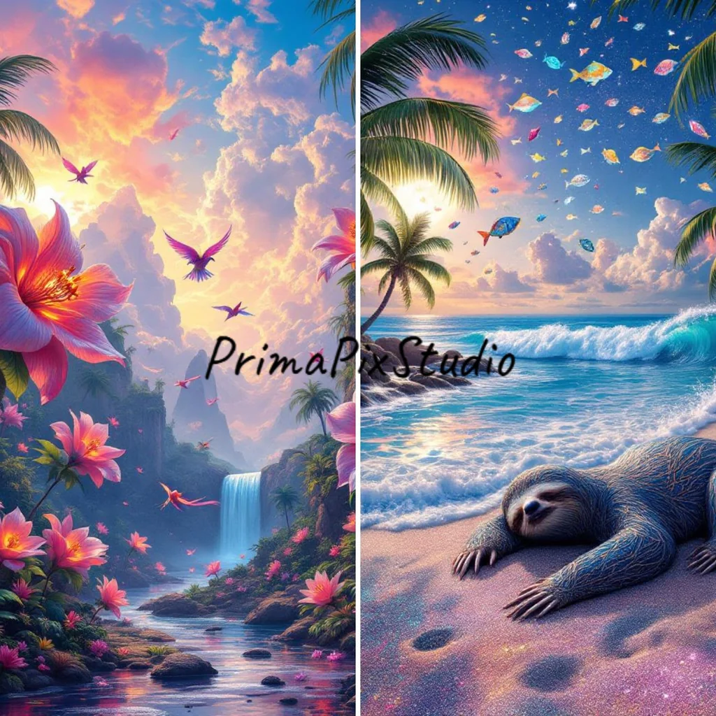 Collection Tropical 10 ภาพ "สวรรค์เขตร้อนสดใส"