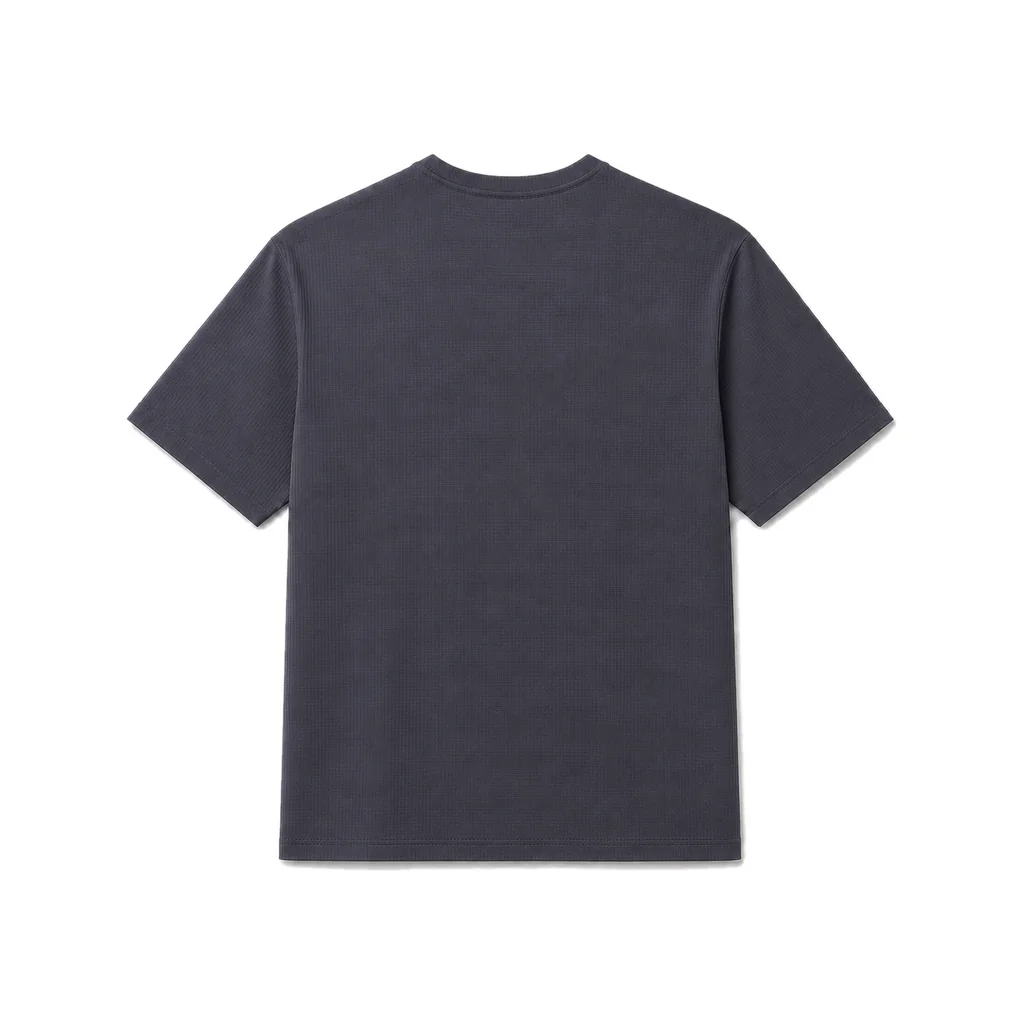 AeroVeil™ Knit Short Sleeve Tee – Dark Grey AeroVeil™ Knit Short Sleeve Tee – Dark Grey