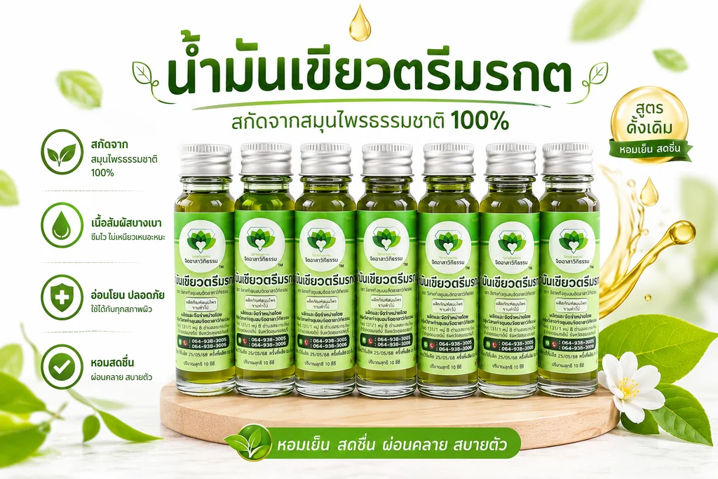 น้ำมันเขียวตรีมรกต