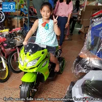 บิ๊กไบค์ Big Bike GS มอเตอร์ไซค์แบตเตอรี่ไฟฟ้าเด็กเล่นนั่งขับได้ คันใหญ่ 3ล้อ มีไฟที่ล้อสวยงาม