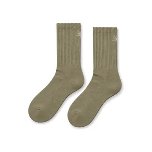 AeroVeil™ Knit Running Socks – Olive