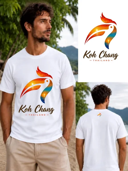 HORNBILL Koh Chang White / Big Logo Color image 1 HORNBILL Koh Chang White / Big Logo Color image 1