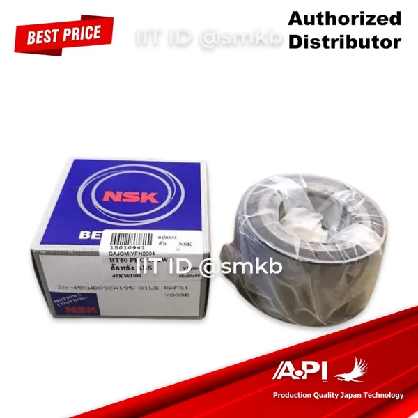 NSK ลูกปืนล้อหลัง FORD RANGER ปี 2012-2021 ,MAZDA BT-50 ปี 2012-2020 (45x80x50) อะไหล่แท้ 45KWD09 NSK ลูกปืนล้อหลัง FORD RANGER ปี 2012-2021 ,MAZDA BT-50 ปี 2012-2020 (45x80x50) อะไหล่แท้ 45KWD09