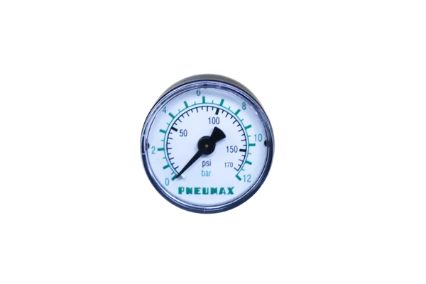 PRESSURE GAUGE 40MM RANGE 0-12 BAR