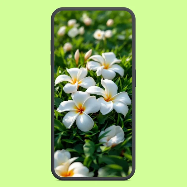 Phone Wallpaper ดอกลีลาวดี สีขาวนวลตา image 1 Phone Wallpaper ดอกลีลาวดี สีขาวนวลตา image 1