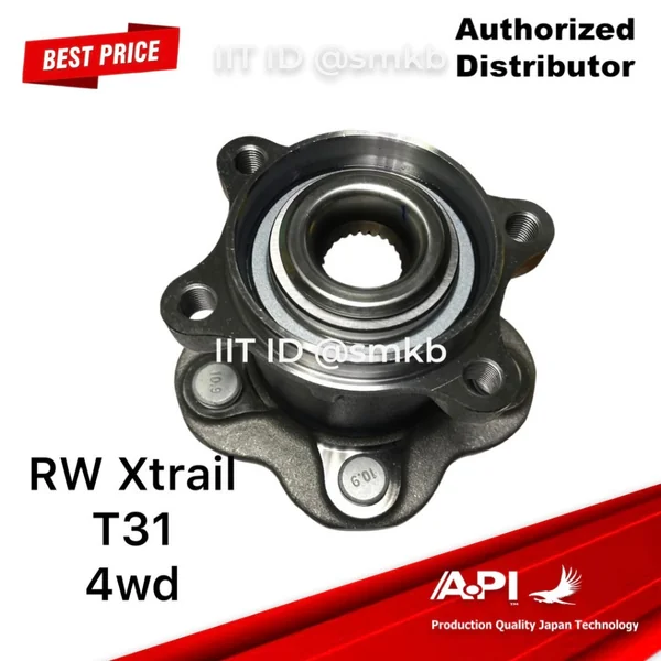 NIS ลูกปืนล้อ HUB096T หลัง Nissan X-Trail 4WD นิสสันเอกเทรล NISSAN X-TRAIL T32 4WD ปี 2014-2017 NIS ลูกปืนล้อ HUB096T หลัง Nissan X-Trail 4WD นิสสันเอกเทรล NISSAN X-TRAIL T32 4WD ปี 2014-2017