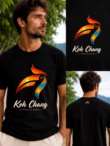 HORNBILL Koh Chang Black / Big Logo Color image 1 HORNBILL Koh Chang Black / Big Logo Color image 1