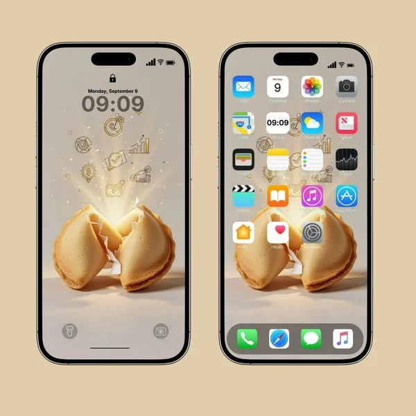 Phone Wallpaper Fortune Cookie ใช้แล้วโชคดี image 2 Phone Wallpaper Fortune Cookie ใช้แล้วโชคดี image 2
