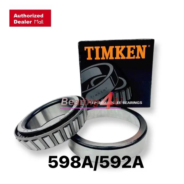 ลูกปืนเตเปอร์ 598/592A Timken ตลับลูกปืนคุณภาพ ราคาเป็นธรรม รับประกันแท้ วงนอก 152 mm. รูใน 92 mm. ความหนา 42 mm. ลูกปืนเตเปอร์ 598/592A Timken ตลับลูกปืนคุณภาพ ราคาเป็นธรรม รับประกันแท้ วงนอก 152 mm. รูใน 92 mm. ความหนา 42 mm.