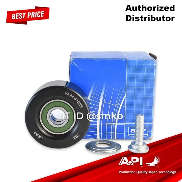 SKF ลูกรอกสายพาน รอกตั้ง VKM61085 โตโยต้า 1-2AZ Camry 2.0/2.4 ACV30-40, Wish 2.0 ANE11 (1662028090, 1662028070) ลูกรอก SKF ลูกรอกสายพาน รอกตั้ง VKM61085 โตโยต้า 1-2AZ Camry 2.0/2.4 ACV30-40, Wish 2.0 ANE11 (1662028090, 1662028070) ลูกรอก