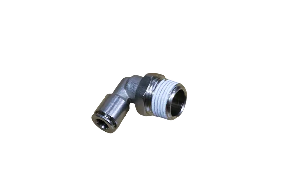 TAPER SWIVELLING ELBOW FITTING, MALE WITH TELFLON-