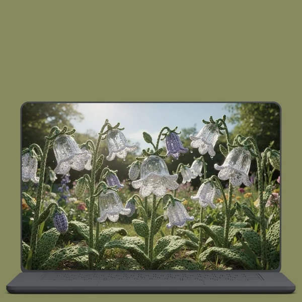 Desktop Wallpapaer สวนดอกระฆังแก้วใสโครเชต์ ภาพสบายตา image 2 Desktop Wallpapaer สวนดอกระฆังแก้วใสโครเชต์ ภาพสบายตา image 2