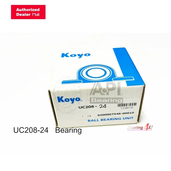 Koyo Pillow Block ลูกปืนตุ๊กตา UC208-24 ตลับลูกปืน Bearing Units UC 208-24 ( เพลา 1.1/2 นิ้ว ) ตลับลูกปืนตุ๊กตา