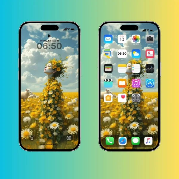 Phone Wallpaper ผู้หญิงสวยเช้าวันจันทร์ สีเหลืองสดใส image 2 Phone Wallpaper ผู้หญิงสวยเช้าวันจันทร์ สีเหลืองสดใส image 2