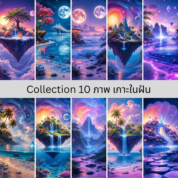 Collection ภาพเกาะในฝัน 10 ภาพ "มนต์เกาะลอยยามราตรี" image 1 Collection ภาพเกาะในฝัน 10 ภาพ "มนต์เกาะลอยยามราตรี" image 1