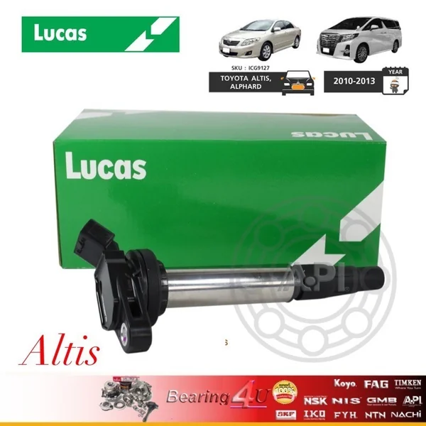 คอยล์จุดระเบิด โตโยต้า อัลติส Toyota altis เครื่อง dual 1ZR 2ZR แอลติส ICG9127 9127 Lucas คอยล์จุดระเบิด โตโยต้า อัลติส Toyota altis เครื่อง dual 1ZR 2ZR แอลติส ICG9127 9127 Lucas